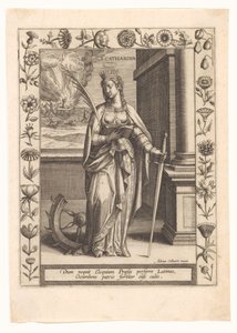 Heilige Katharina von Adriaen Collaert