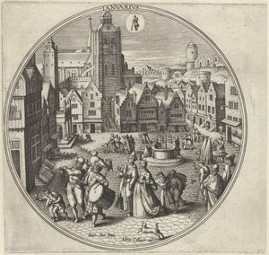 Januar von Adriaen Collaert