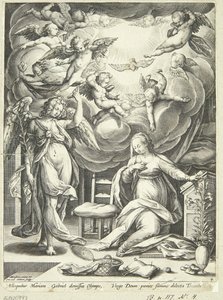 Verkündigung an Maria von Adriaen Collaert