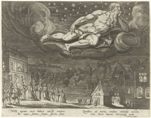 Nacht von Adriaen Collaert