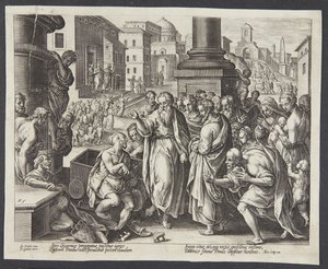 St. Paulus heilt einen Gelähmten in Lystra