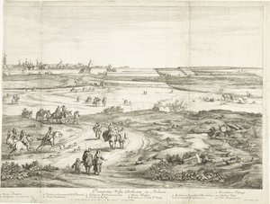 Ansicht von Bethune (rechtes Blatt) von Adriaen Frans Boudewyns