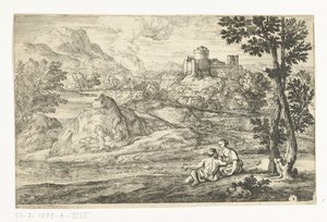 Landschaft mit Schloss