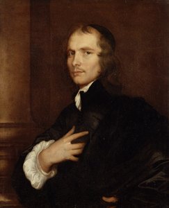 Porträt eines Mannes (ehemals Andrew Marvell genannt) von Adriaen Hanneman