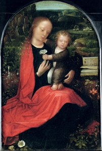 Madonna mit Kind von Adriaen Isenbrandt or Isenbrant
