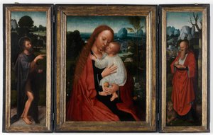 Madonna mit Johannes dem Täufer und St. Hieronymus