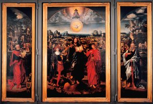 Triptychon des Heiligen Pancratius von Adriaen Isenbrandt or Isenbrant