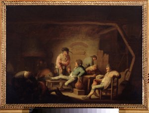 Wirtshausszene von Adriaen Jansz. van Ostade