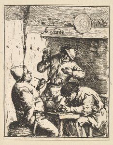 Sänger zwischen zwei Rauchern, 1610-85