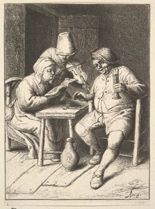 Singendes Paar und Violine, 1610-85