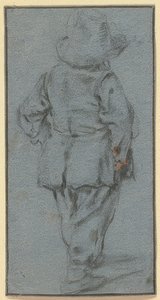 Stehender Junge von hinten von Adriaen Jansz. van Ostade