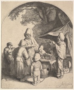 Der Quacksalber, 1610-85 von Adriaen Jansz. van Ostade