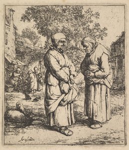 Zwei Klatschbasen (1610-85)
