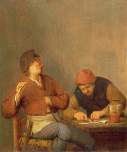 Zwei Raucher in einem Innenraum, 1643
