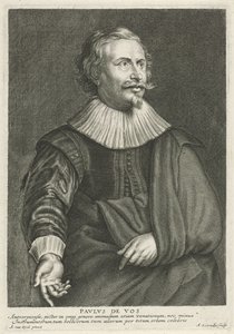 Porträt von Paul de Vos von Adriaen Lommelin