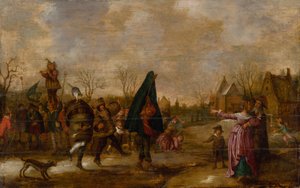 Karnevalsprozession, ca. 1660