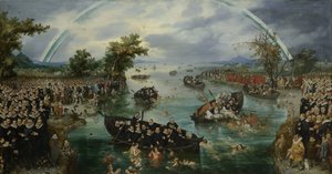 Fischen nach Seelen, 1614 von Adriaen Pietersz van de Venne
