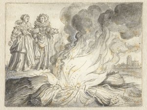 „Die Leidenschaft ist ein Feuer aus nichts als Stroh“ von Adriaen Pietersz van de Venne