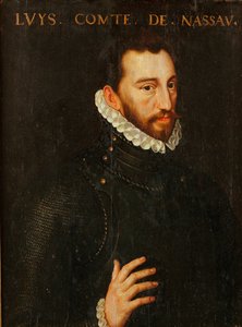Porträt von Graf Louis von Nassau (1538-1574) von Adriaen Thomasz Key