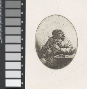 Büste einer lachenden Bäuerin von Adriaen van Ostade