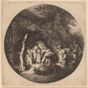 Schweineschlächter von Adriaen van Ostade