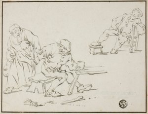 Taverne Szene von Adriaen van Ostade