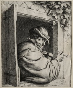 Der Raucher am Fenster