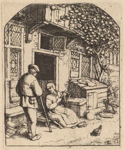 Frau, die auf einer Spule aufwickelt (La Devideuse)