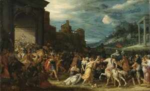 Die Horatier betreten Rom von Adriaen van Stalbemt