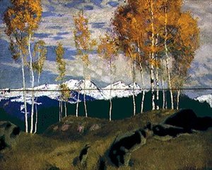 Schnee in den Dolomiten von Adrian Scott Stokes