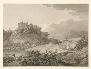 Blick auf Schloss Nossen in Sachsen von Adrian Zingg