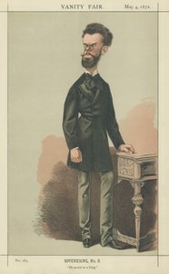 König Amadeus von Spanien von Adriano Cecioni
