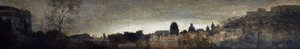 Blick auf Neapel, ca. 1865, von Adriano Cecioni, Öl auf Holz von Adriano Cecioni