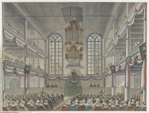 Feier des zweihundertjährigen Bestehens des Seminars der Remonstranten, 1834 von Adrianus Gerardus van Schoone