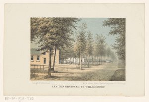 Ansicht in Willemsoord von Adrianus Hidde Heremiet Voorhorst