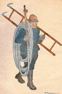 Joseph NOULENS (1864-1944), französischer Politiker. Zeichnung von Adrien Barrere (1874-1931) für FANTASIO, Nummer 204 vom 15. April von Adrien Barrere