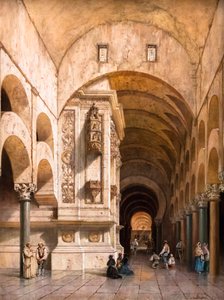 Innenraum der Moschee von Córdoba von Adrien Dauzats