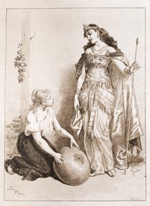 Aschenputtel - in „Die Märchen“ von Charles Perrault, Illustrationen von Adrien Marie