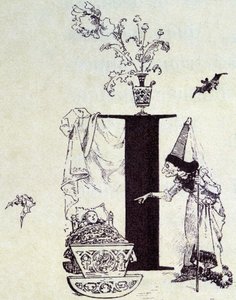 Dornröschen - in „Les Contes de Fées“ von Charles Perrault, Illustrationen von Adrien Marie von Adrien Emmanuel Marie