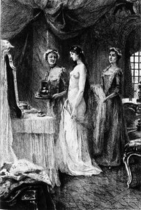 Gravur von Adrien Moreau (1843-1906) zur Illustration von „Candide“ von Francois Marie Arouet dit Voltaire (1694-1778) von Adrien Moreau