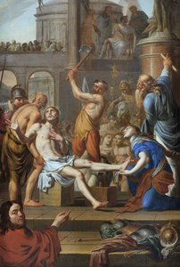 Das Martyrium des heiligen Adrien von Adrien Sacquespee