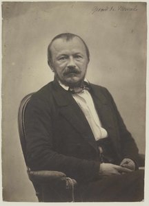 Porträt von Gérard de Nerval 1808-1855, 1854