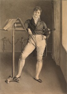 Porträt des Geigers Jean Vidal (1789-1867)