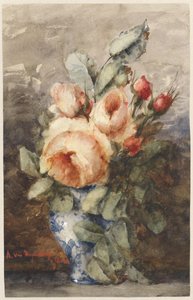 Rosenstrauß in einer Vase