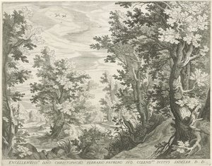 Waldlandschaft von Egidius  Sadeler (II)