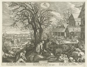 Dezember von Egidius  Sadeler (II)