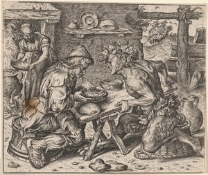 Fabel vom Bauern und dem Satyr