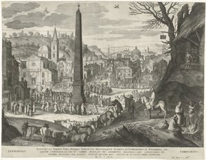 Januar und Februar von Egidius  Sadeler (II)
