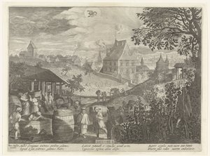 Oktober von Egidius  Sadeler (II)