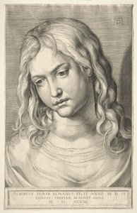 Weiblicher Kopf von Aegidius Sadeler